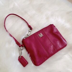 Vintage Coach Leather Wristlet